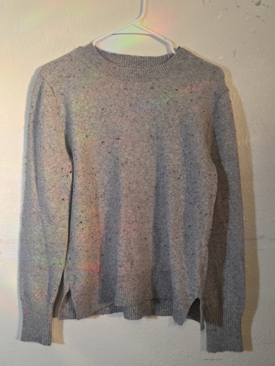 J. Crew Tops - J. Crew Womens Heather Gray Crewneck Sweater Size Medium